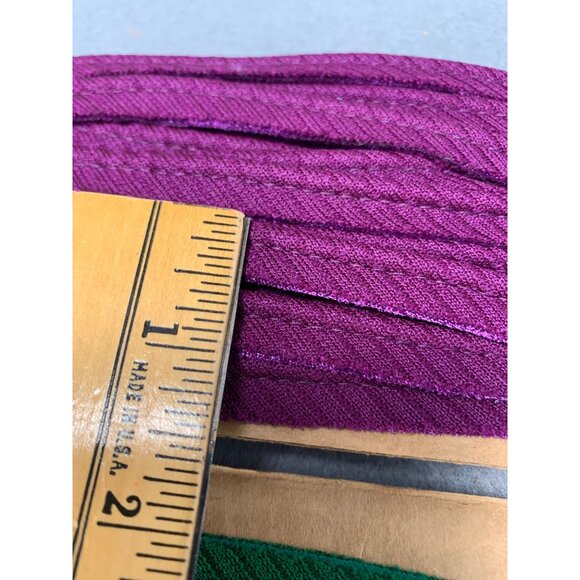 Vintage Trim Piping Bundle Purple & Green 7+ Yards Sewing Crafting Projects - Picture 5 of 7